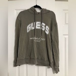 Guess‎ hooded sweatshirt women’s size large rustic